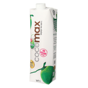 קרטון מי קוקוס קוקו מקס 1 ליטר – 100% טבעיים
