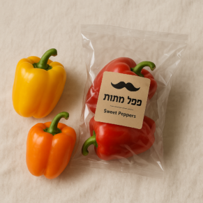 פלפל מתוק ארוז "השפם"