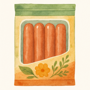 נקניקיות HOT DOG טבע דלי 400 גרם