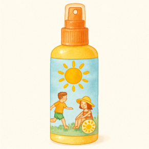 ספריי הגנה מהשמש לילדים sun&care