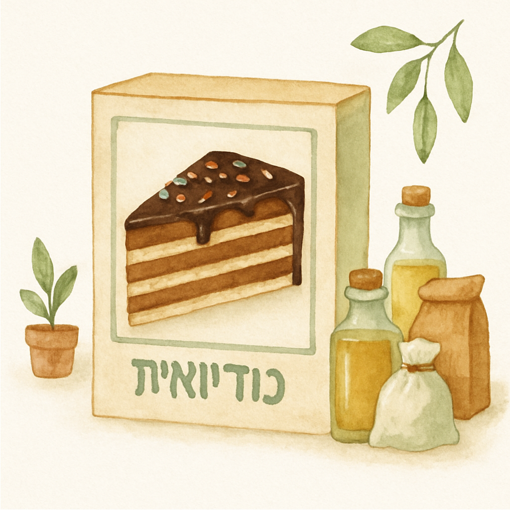 עוגת פס ביסקויטים טבעונית POC