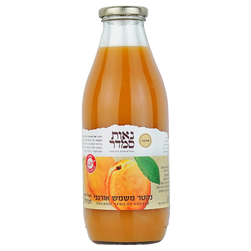 מיץ משמש אורגני 1 ליטר נאות סמדר